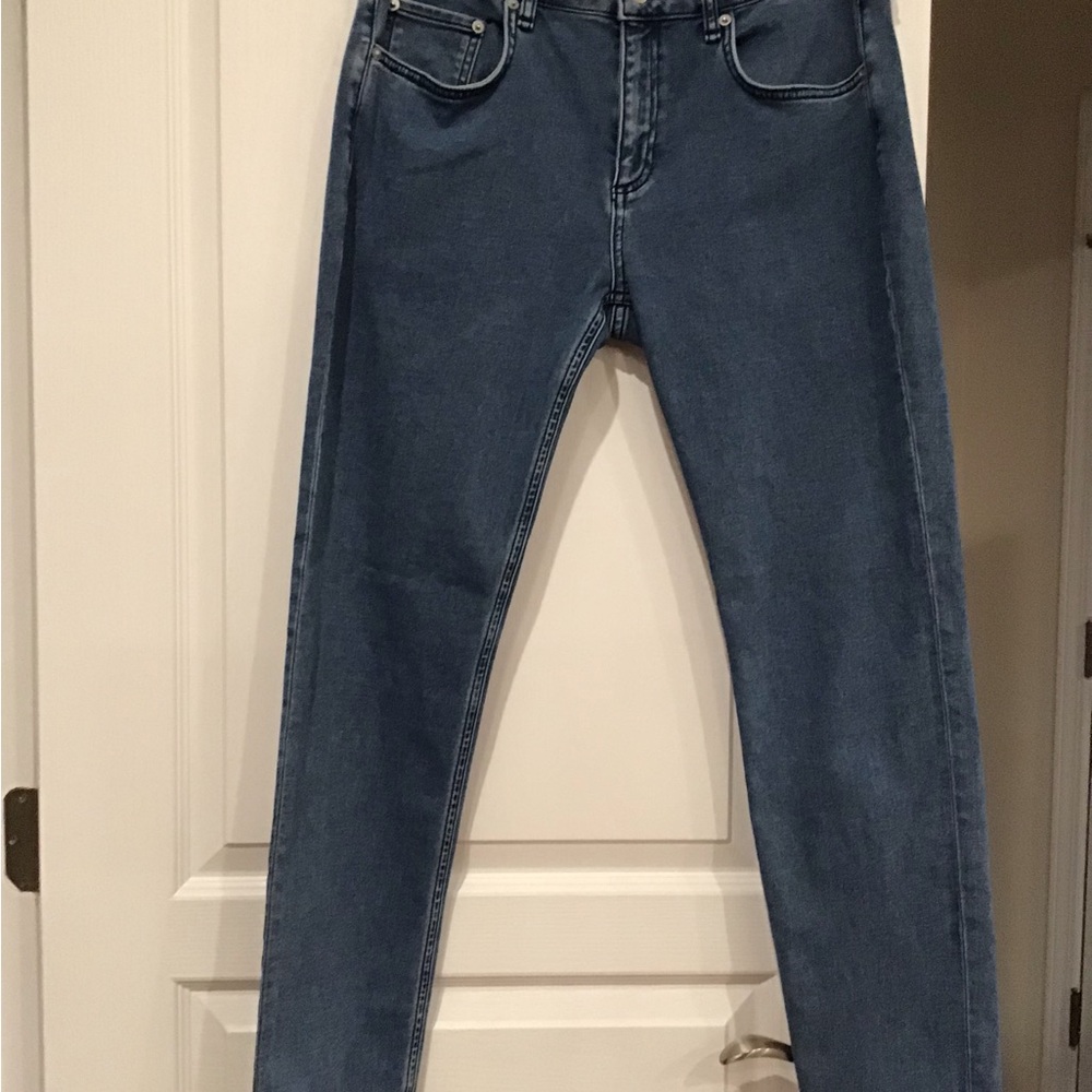 rag & bone Women's Blue Dre Low-Rise Boyfriend Sz 30